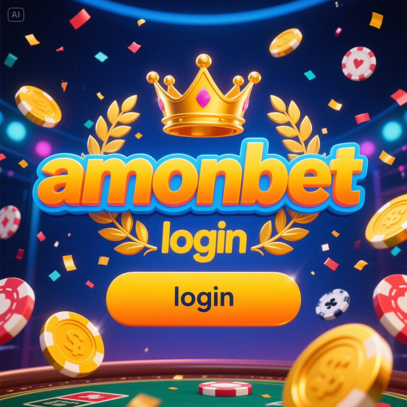 Amonbet Login Screen